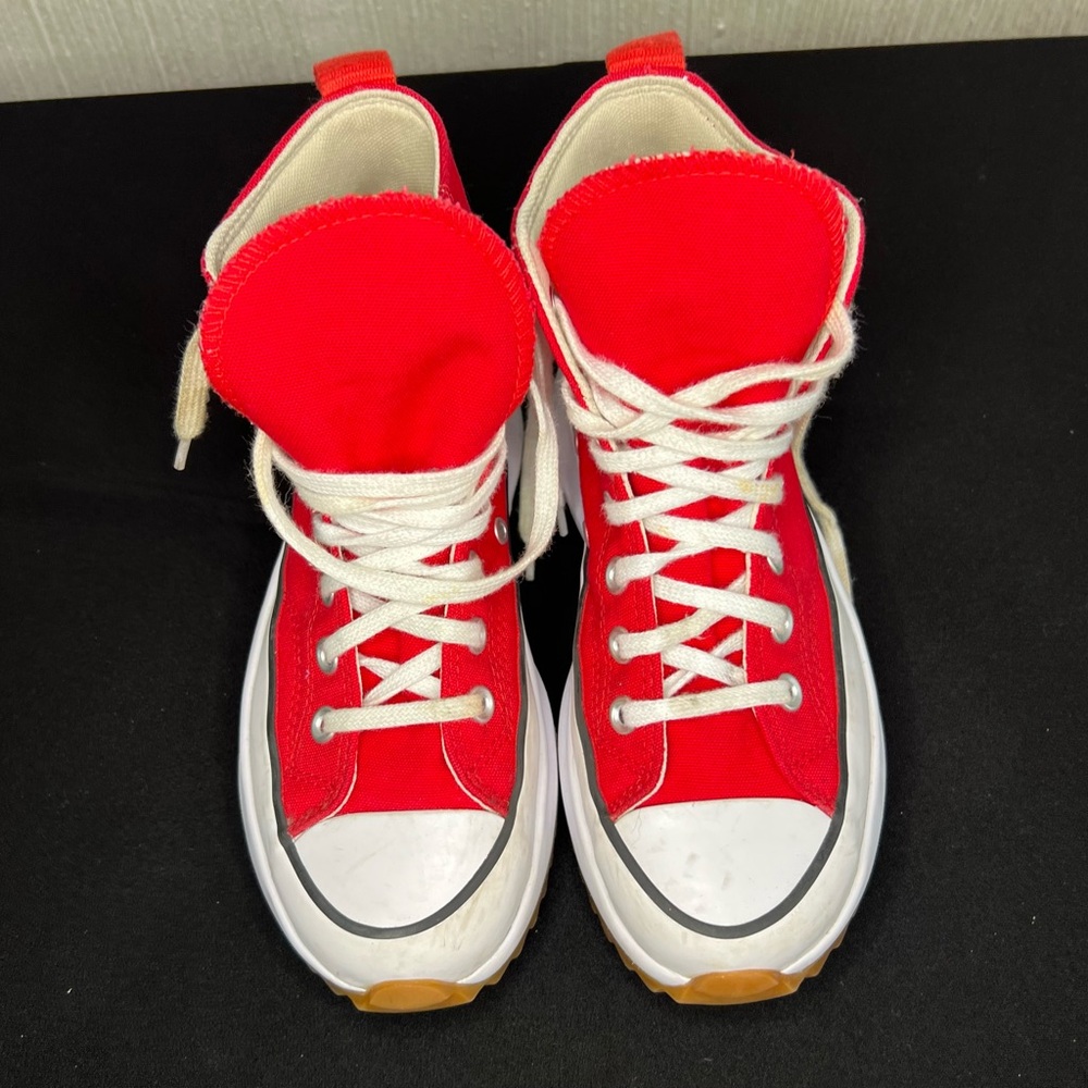 Converse Red High-Top Kids Sneakers